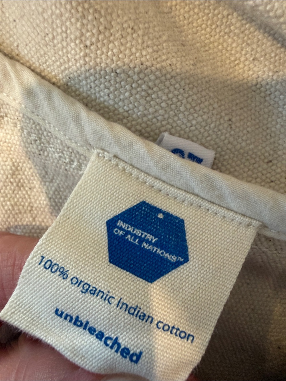Industry of All Nations Organic Cotton Pants Unbleached Undyed Size 26 - Picture 2 of 13